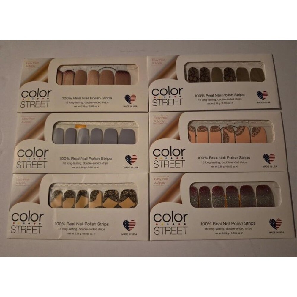 12 Sets of Color Street Nail Polish Strips